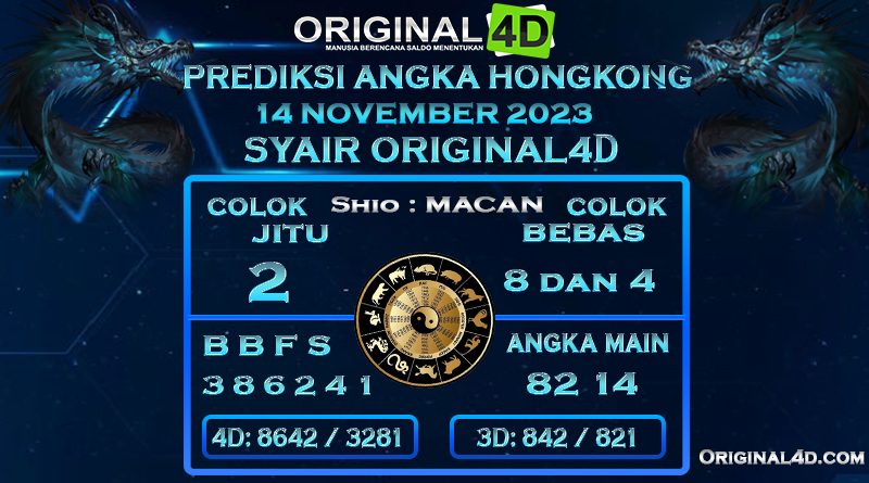 Prediksi Syair Hongkong Hari Ini Selasa 14 November 2023